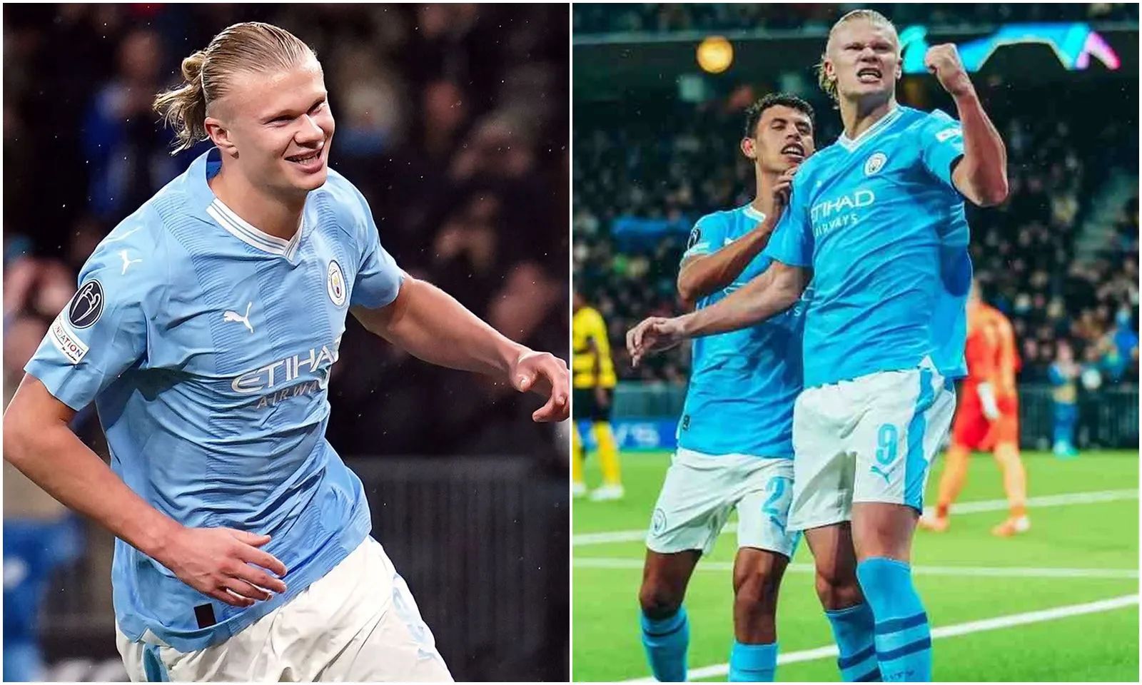 2 bàn thắng, 1 key passes và chuyền 92%: Haaland lập siêu phẩm khiến CĐV Man City phấn khích