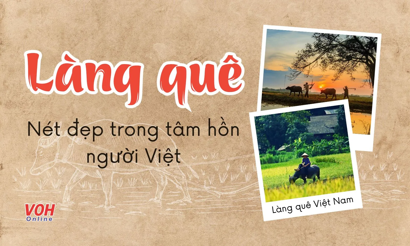 Tuyển tập câu thơ về làng quê yên bình hay và chân thành nhất