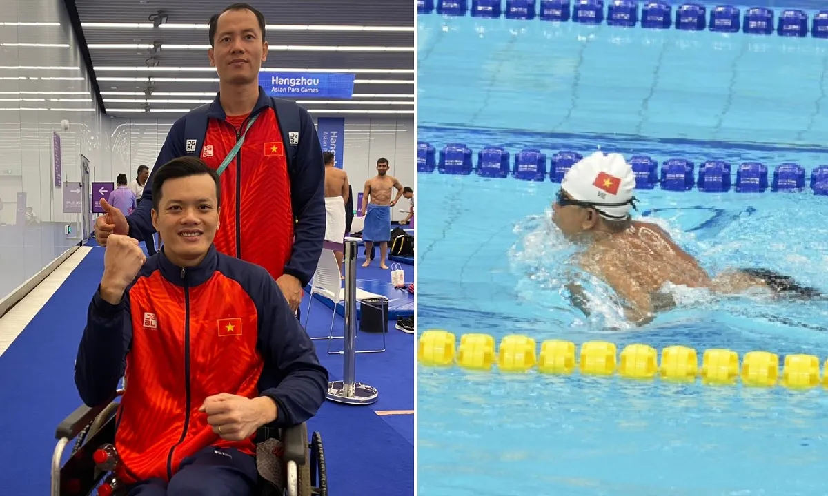 Kình ngư Lê Tiến Đạt mang về HCV đầu tiên cho Việt Nam tại Asian Para Games 4