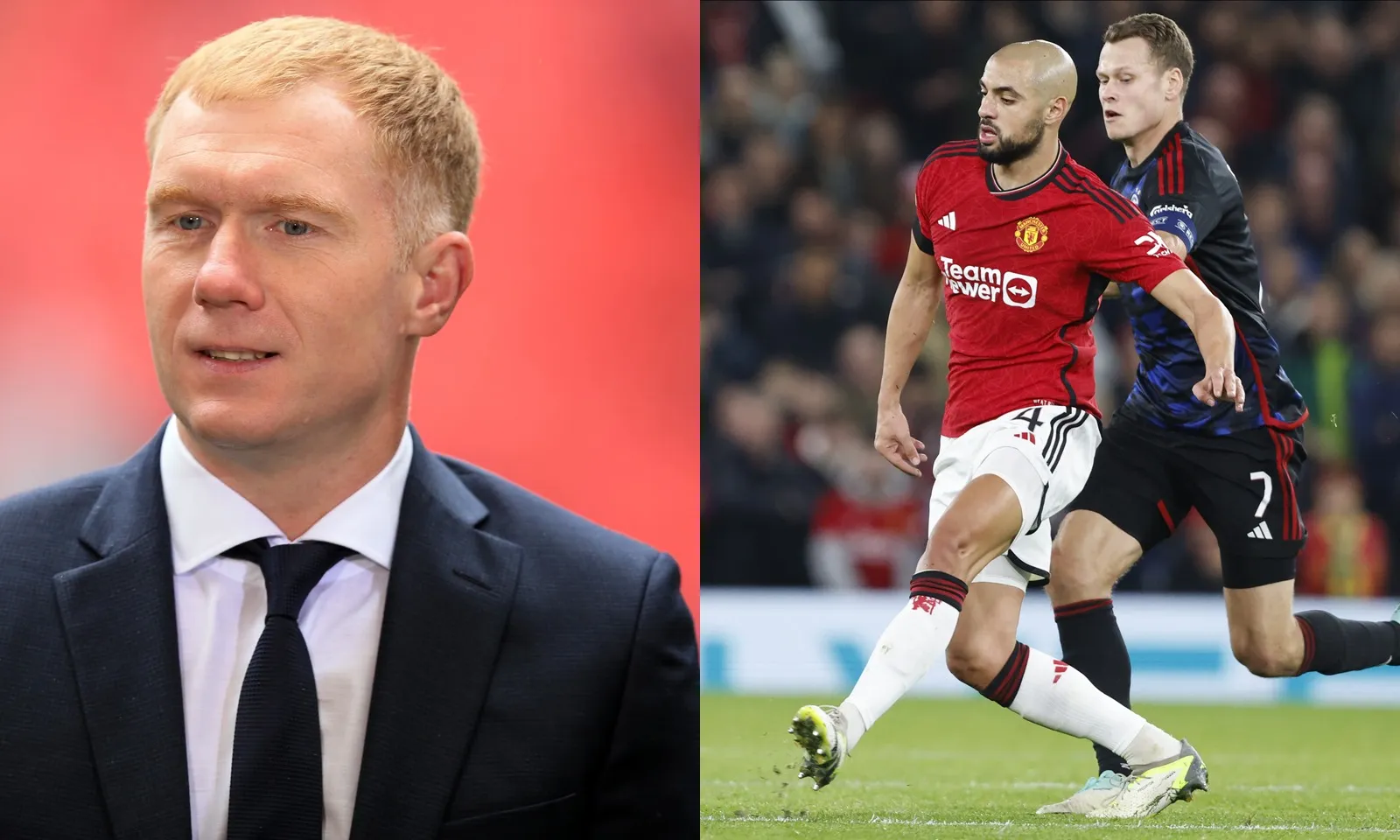 Paul Scholes khuyên Ten Hag sử dụng ngôi sao này thay vì Amrabat trước Man City: “Cậu ta giúp MU chơi tốt hơn”