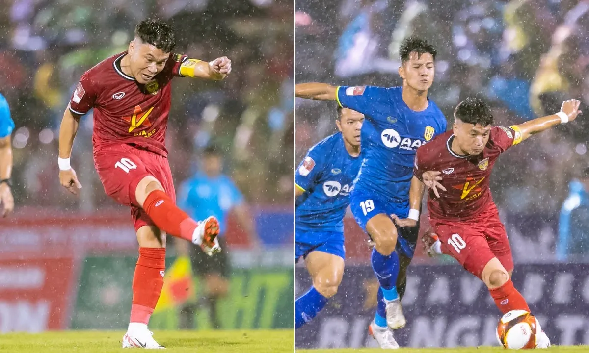 Kết quả V-League Hà Tĩnh vs SLNA: Thanh Trung giúp đội nhà thoát thua trong trận derby