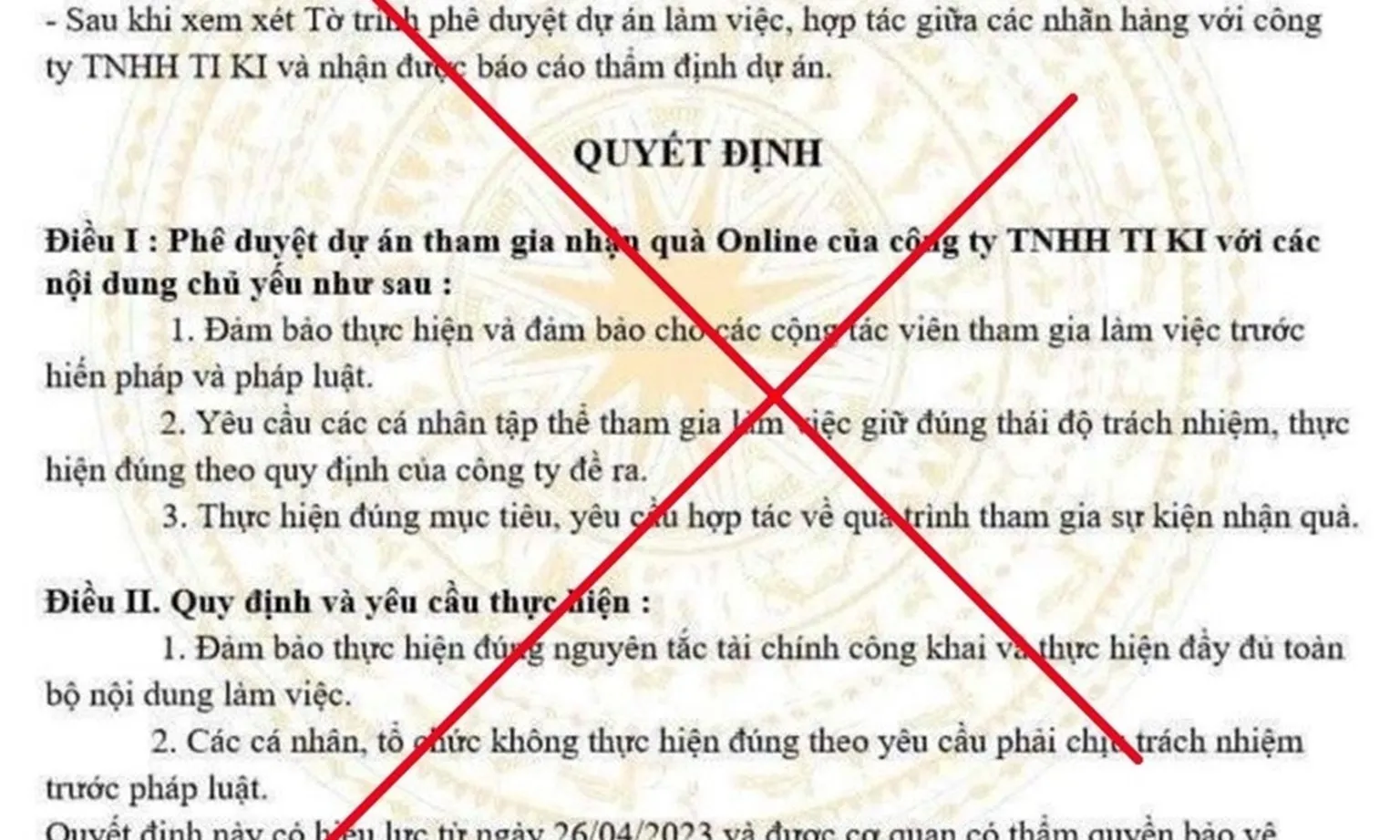 Cảnh báo giả mạo Bộ Công Thương phát quà online