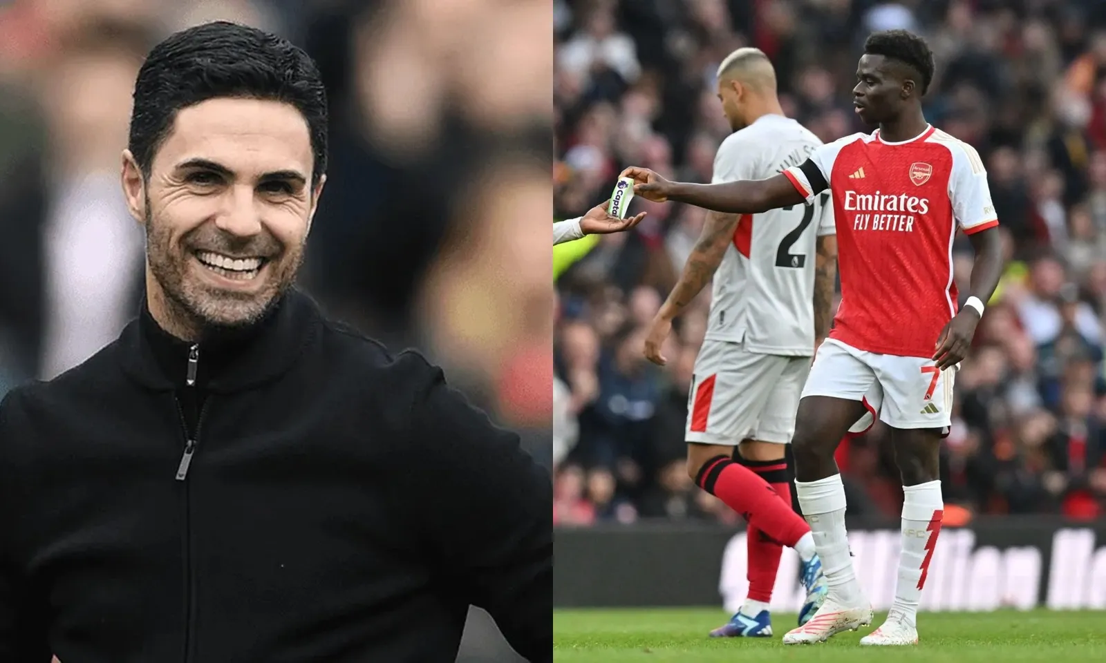 Mikel Arteta hé lộ tuyệt chiêu đưa Saka sang đá cánh trái khiến Sheffield chóng mặt