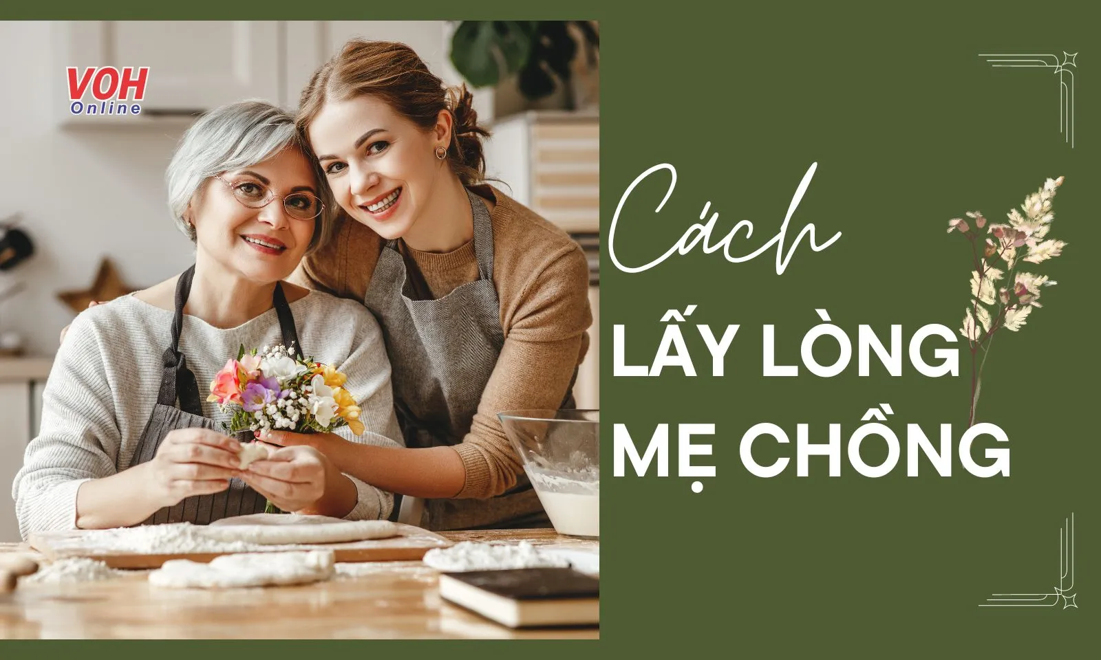 “Bật mí” 8 cách lấy lòng mẹ chồng ghi điểm tuyệt đối