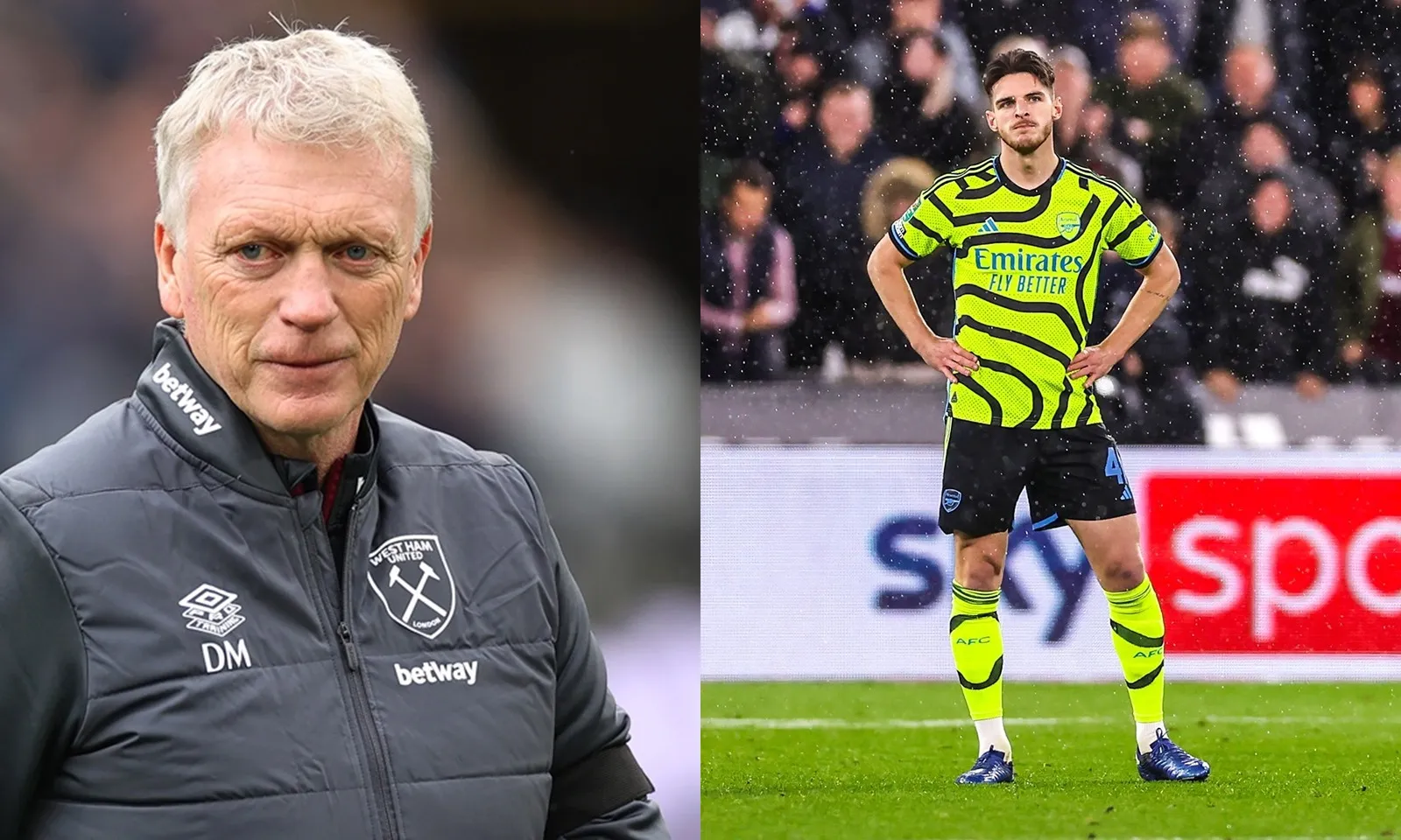 David Moyes giải thích lý do Declan Rice bị CĐV la ó trong ngày trở lại West Ham