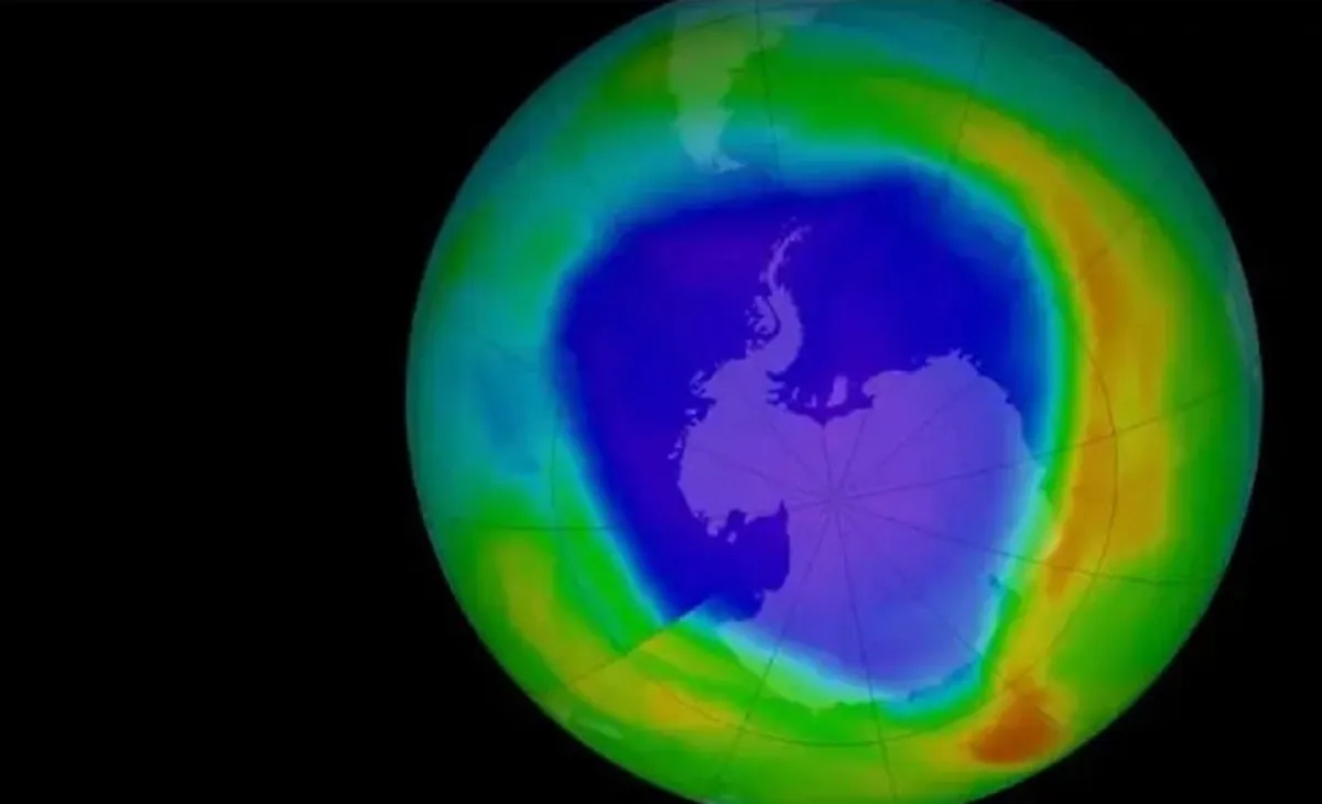 Впервые уменьшение озонового слоя земли