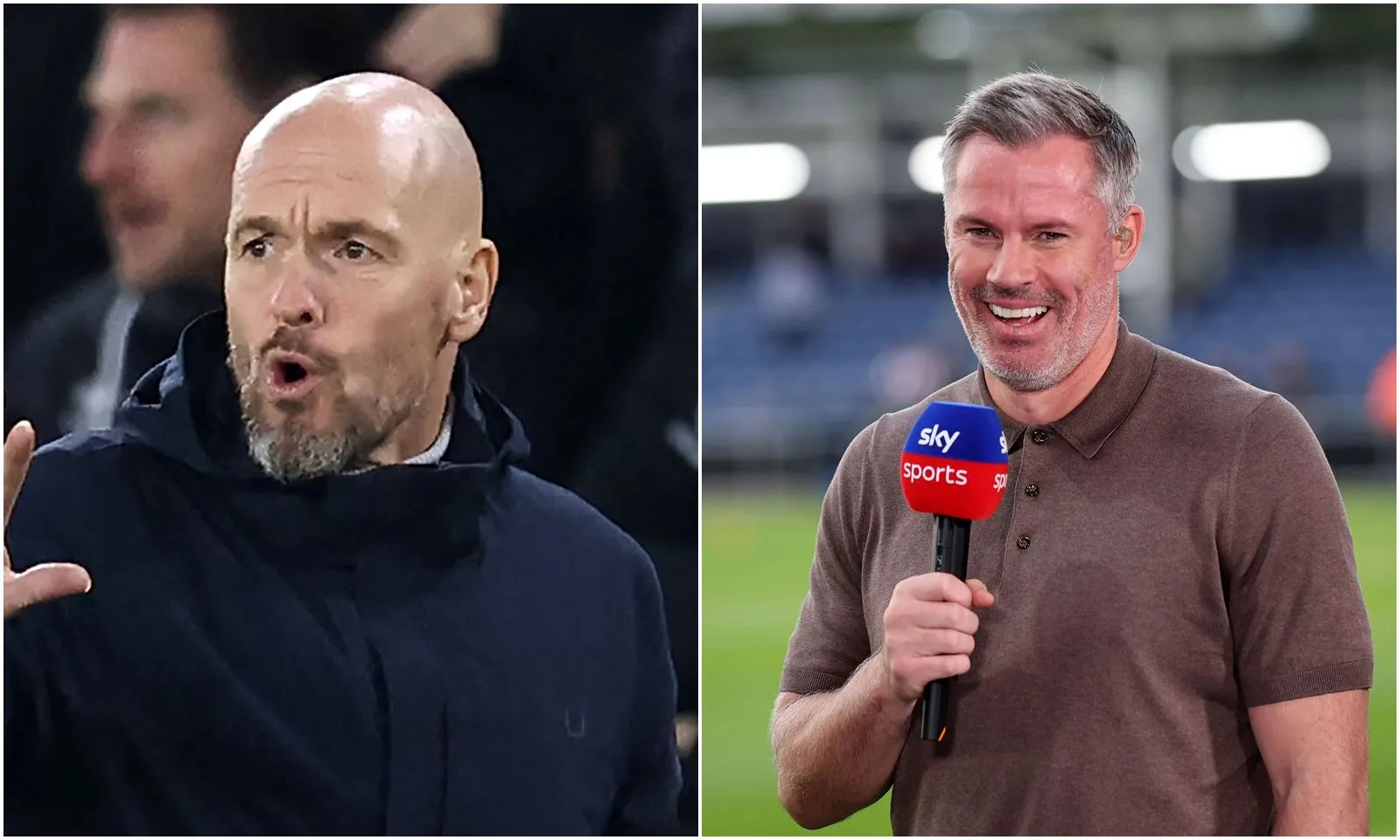 Mỉa mai MU không có lối chơi cụ thể, Erik ten Hag đáp trả Jamie Carragher cực gắt