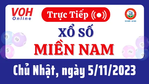 XSMN 5/11, Trực tiếp xổ số miền Nam chủ nhật ngày 5/11/2023