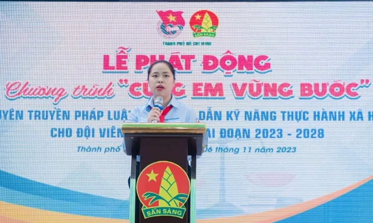 Phát động chương  trình “Cùng em vững bước” giai đoạn 2023 – 2028