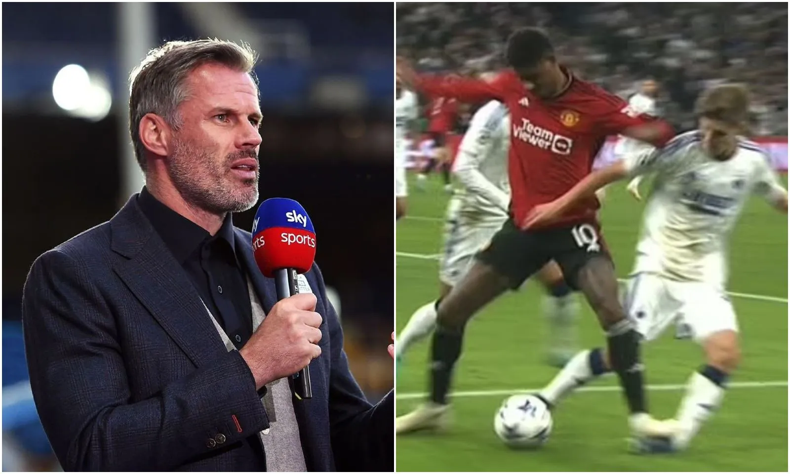 Jamie Carragher: “Không thể nào đó là tấm thẻ đỏ cho Marcus Rashford. Thật điên rồ”