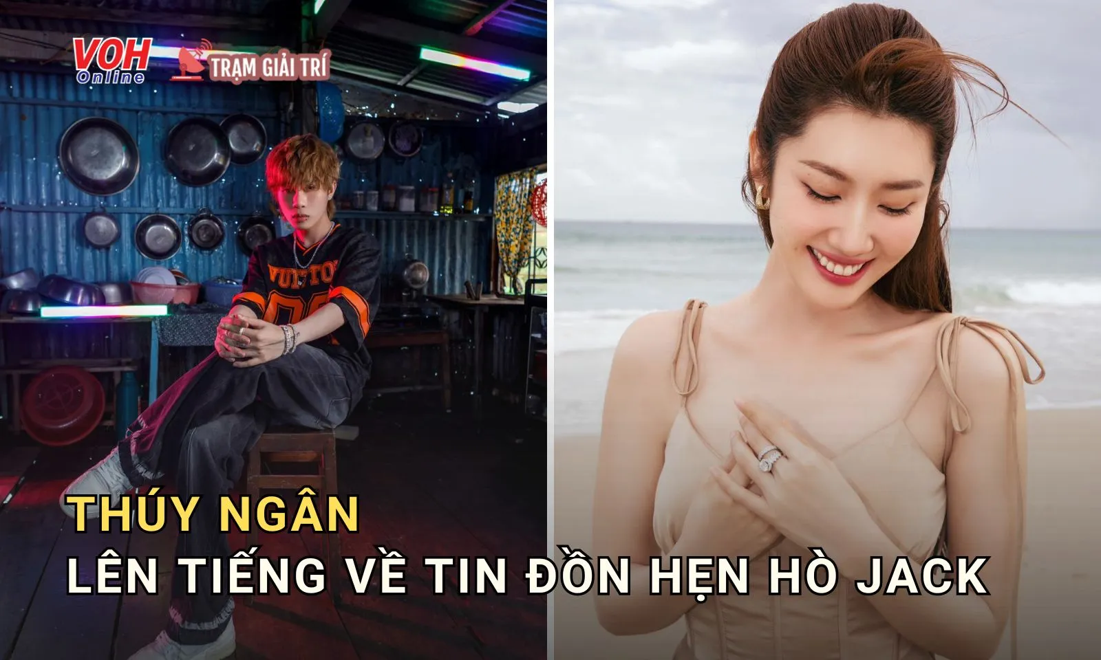 Thúy Ngân lên tiếng về tin đồn hẹn hò Jack