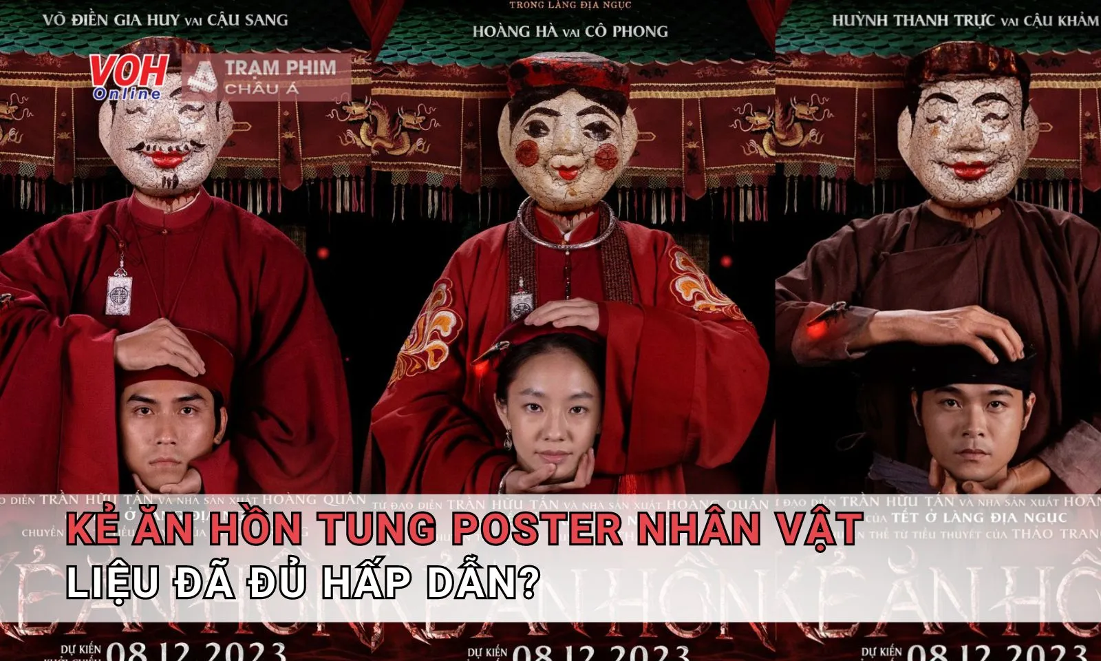 Kẻ Ăn Hồn tung poster nhân vật, độc đáo nhưng liệu đã đủ thu hút?