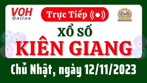 XSKG 12/11 - Kết quả xổ số Kiên Giang hôm nay chủ nhật ngày 12/11/2023