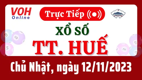 XSTTH 12/11 - Kết quả xổ số Thừa Thiên Huế hôm nay chủ nhật ngày 12/11/2023