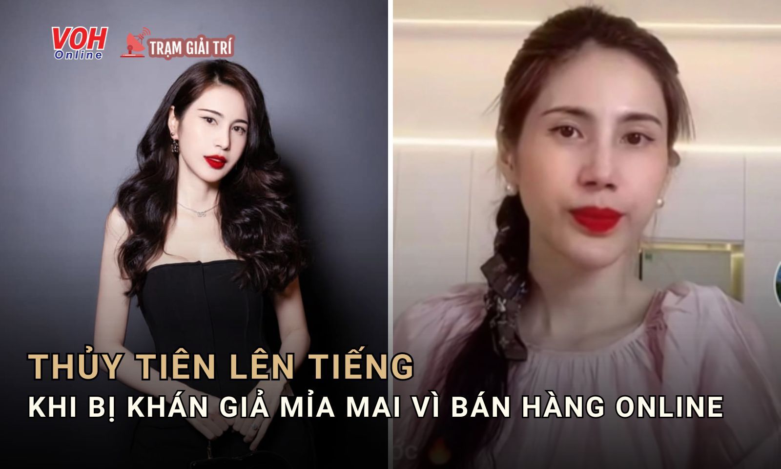 Thủy Tiên nói gì khi bị khán giả mỉa mai trong lúc bán hàng online?