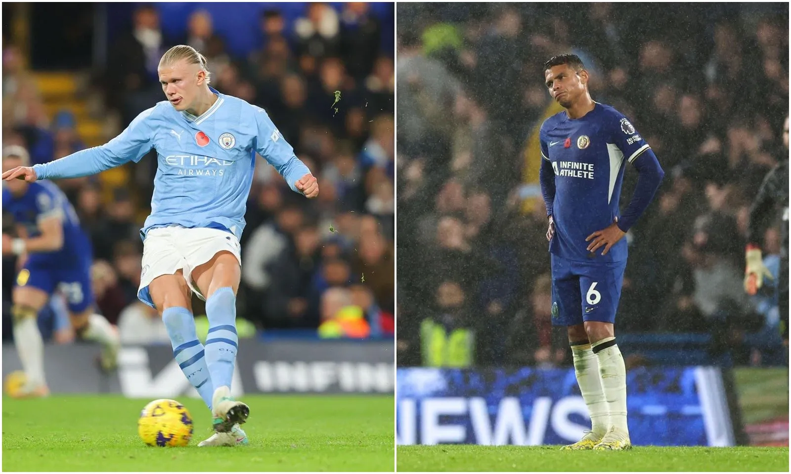 Chấm điểm Chelsea 4-4 Man City: Erling Haaland đáp trả dư luận | Thiago Silva từ người hùng thành tội đồ