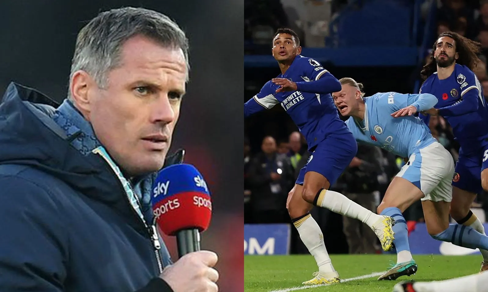 Jamie Carragher chỉ trích kịch liệt quả phạt đền Man City được nhận trước Chelsea: “Quyết định này là sai lầm”