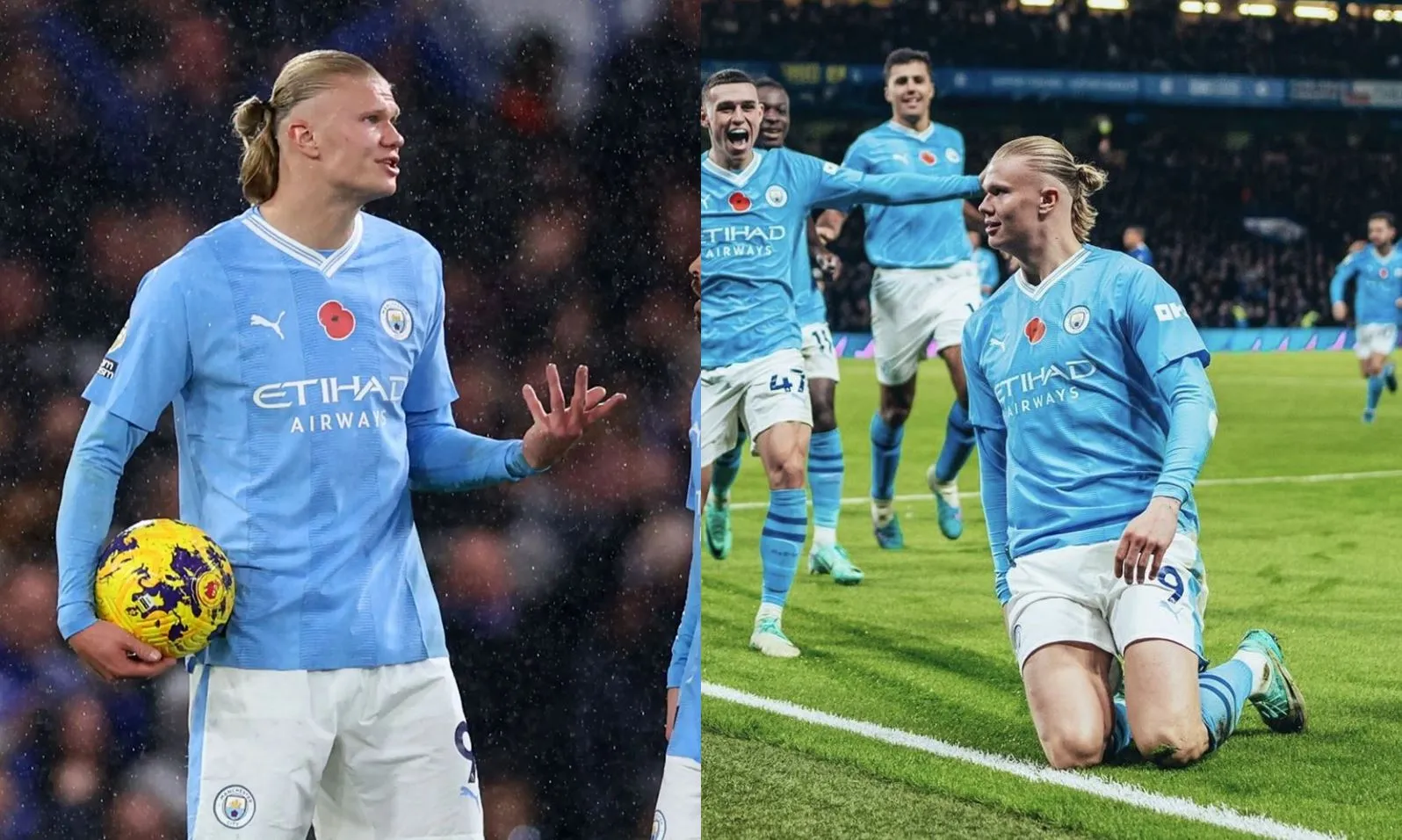 Tỏa sáng trước Chelsea, Erling Haaland ghi tên mình vào ngôi đền huyền thoại Man City