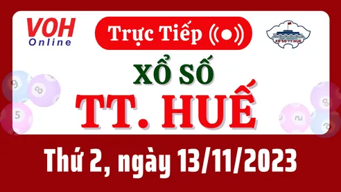 XSTTH 13/11 - Kết quả xổ số Thừa Thiên Huế hôm nay thứ 2 ngày 13/11/2023