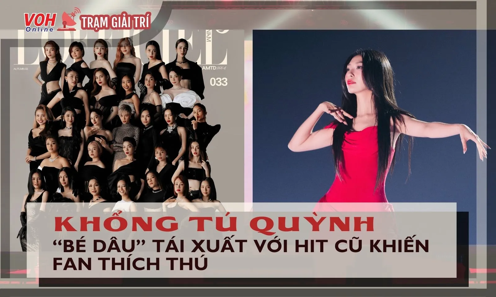 Khổng Tú Quỳnh “đại náo” cộng đồng mạng nhờ bản hit cũ