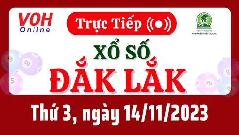 XSDLK 14/11 - Kết quả xổ số Đắk Lắk hôm nay thứ 3 ngày 14/11/2023