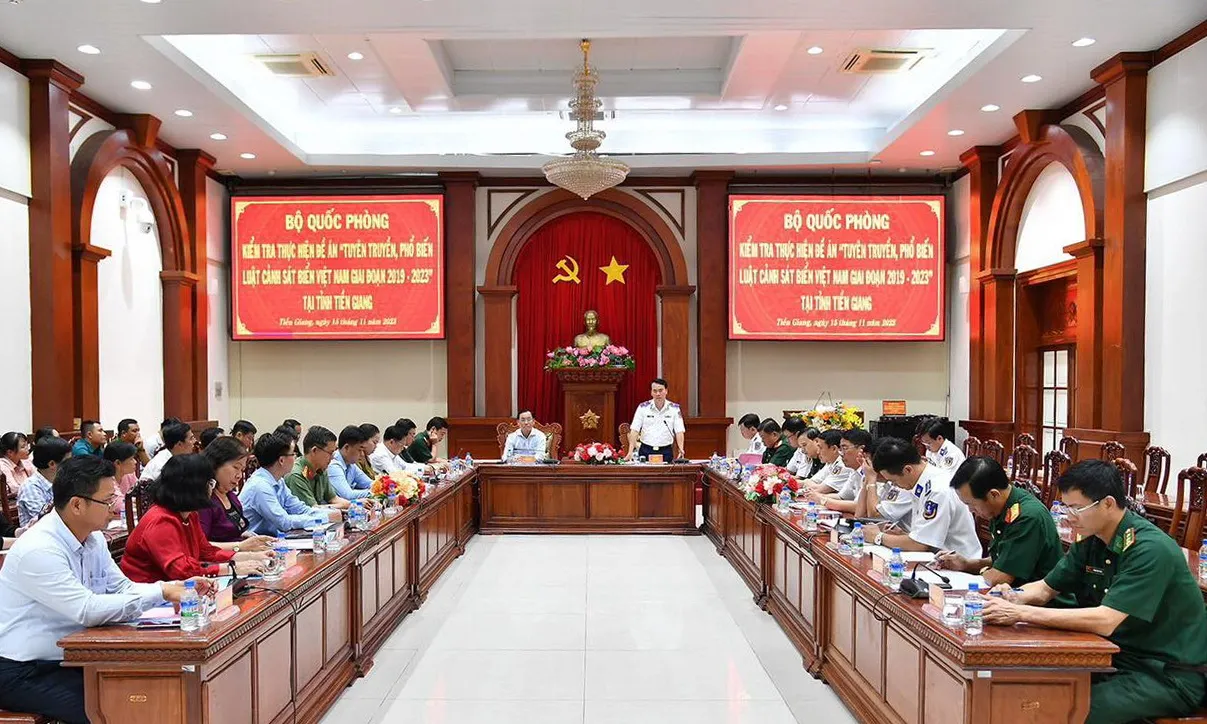 Tuyên truyền, phổ biến Luật Cảnh sát biển Việt Nam tại tỉnh Tiền Giang