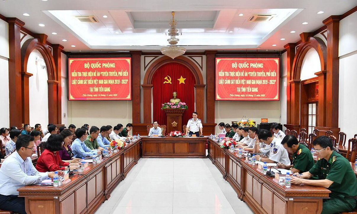 Tuyên truyền, phổ biến Luật Cảnh sát biển Việt Nam tại tỉnh Tiền Giang