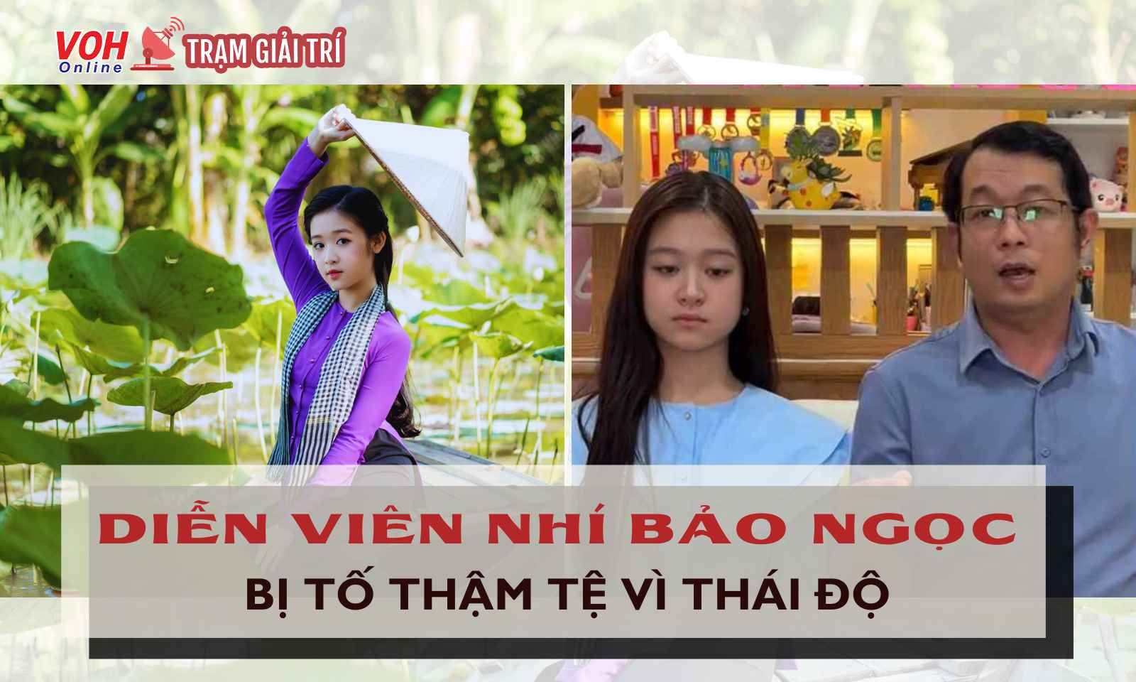 Diễn viên nhí Bảo Ngọc nói gì khi bị tố thái độ không tốt với đồng nghiệp?