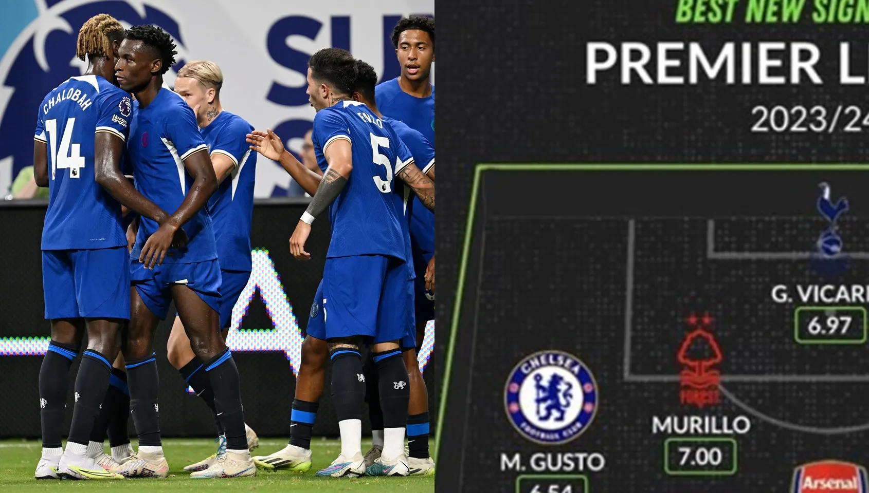 Đội hình tân binh hay nhất Ngoại hạng Anh 2023-2024: Chelsea áp đảo | Man City đóng góp 2 ngôi sao