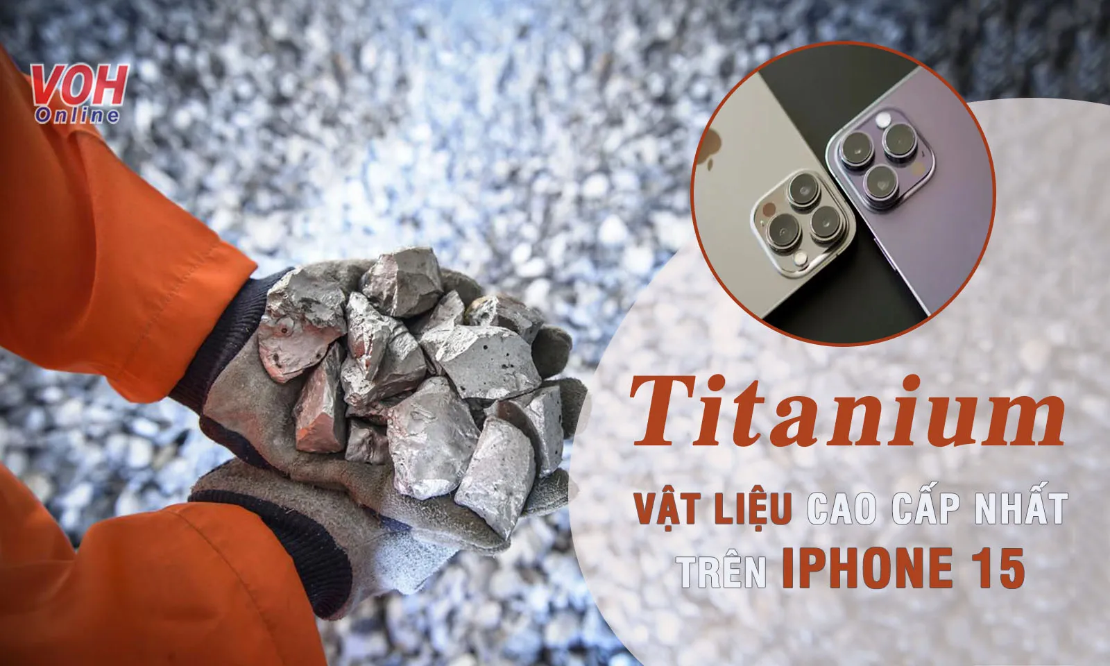 Titanium là gì? Sản phẩm được làm từ Titanium có tốt không?