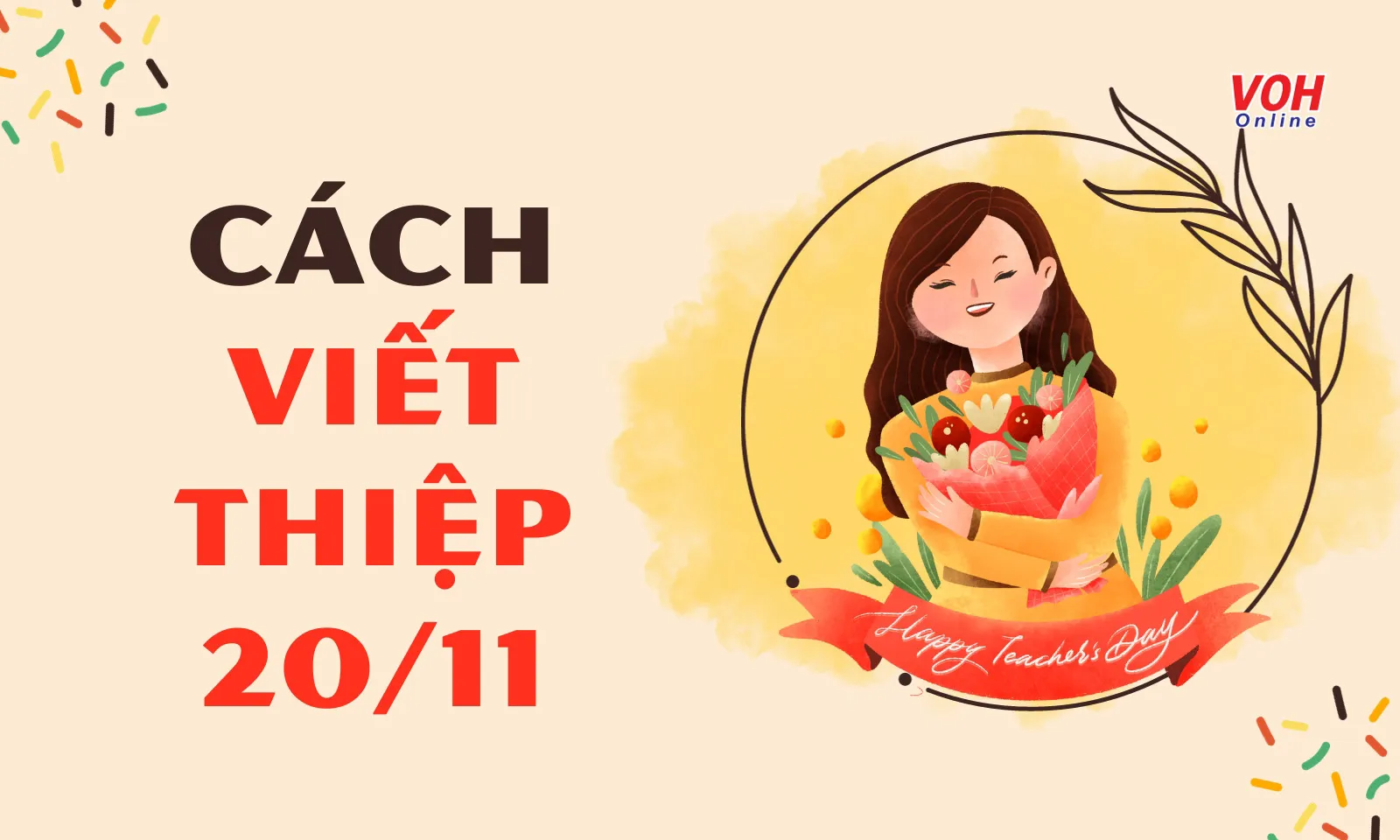 Cách viết thiệp 20/11 ý nghĩa tặng thầy cô