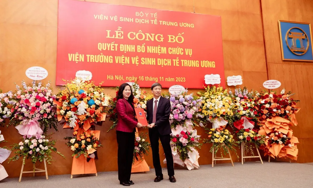 Viện Vệ sinh dịch tễ Trung ương có Viện trưởng mới