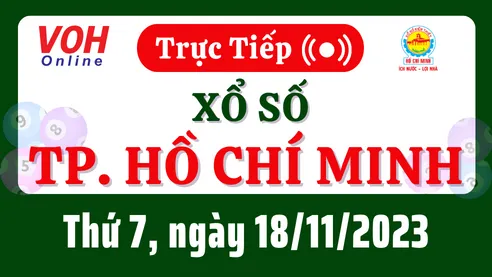 XSHCM 18/11 - Kết quả xổ số TP.HCM hôm nay thứ 7 ngày 18/11/2023
