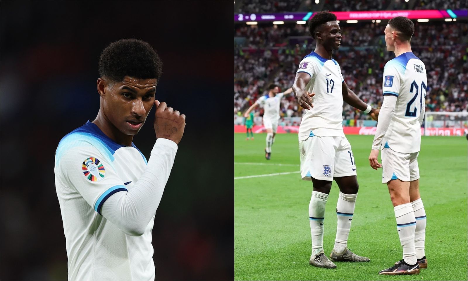 Marcus Rashford đội sổ trong bảng thành tích cá nhân so với 4 đồng đội ở tuyển Anh