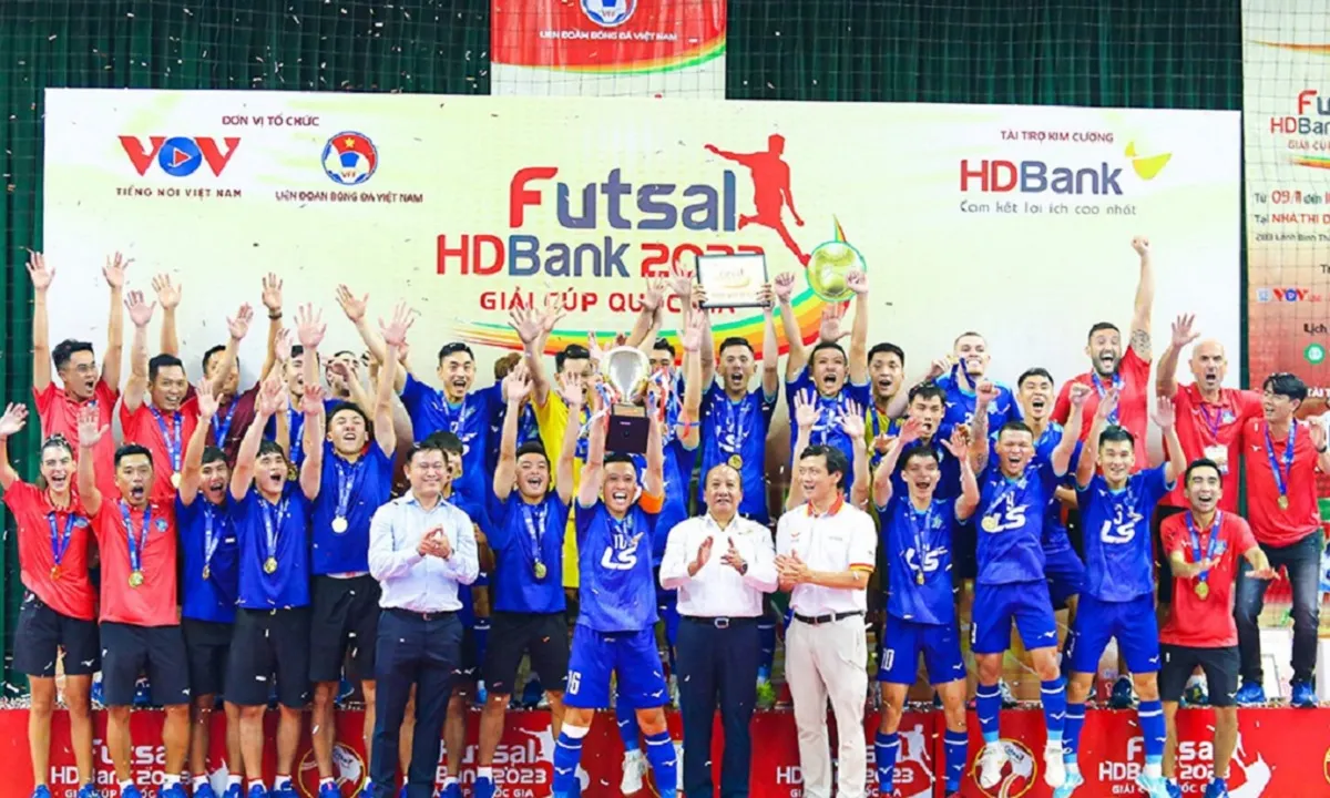 Thái Sơn Nam lần thứ 5 lên ngôi vô địch Giải futsal Cúp quốc gia 2023