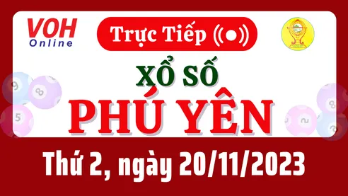 XSPY 20/11 - Kết quả xổ số Phú Yên hôm nay thứ 2 ngày 20/11/2023
