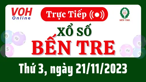 XSBT 21/11 - Kết quả xổ số Bến Tre hôm nay thứ 3 ngày 21/11/2023