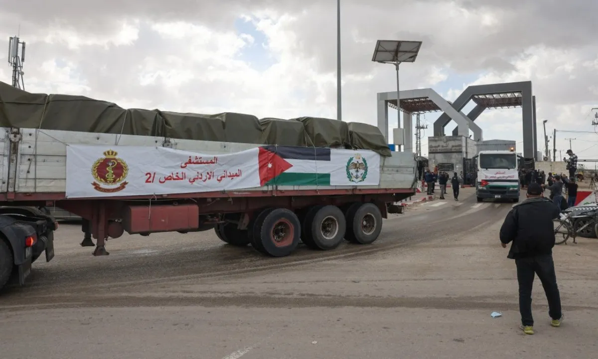 Dải Gaza có bệnh viện dã chiến đầu tiên