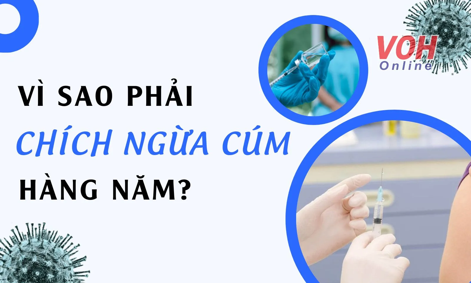 Tiêm vắc xin ngừa cúm và một số điều cần biết