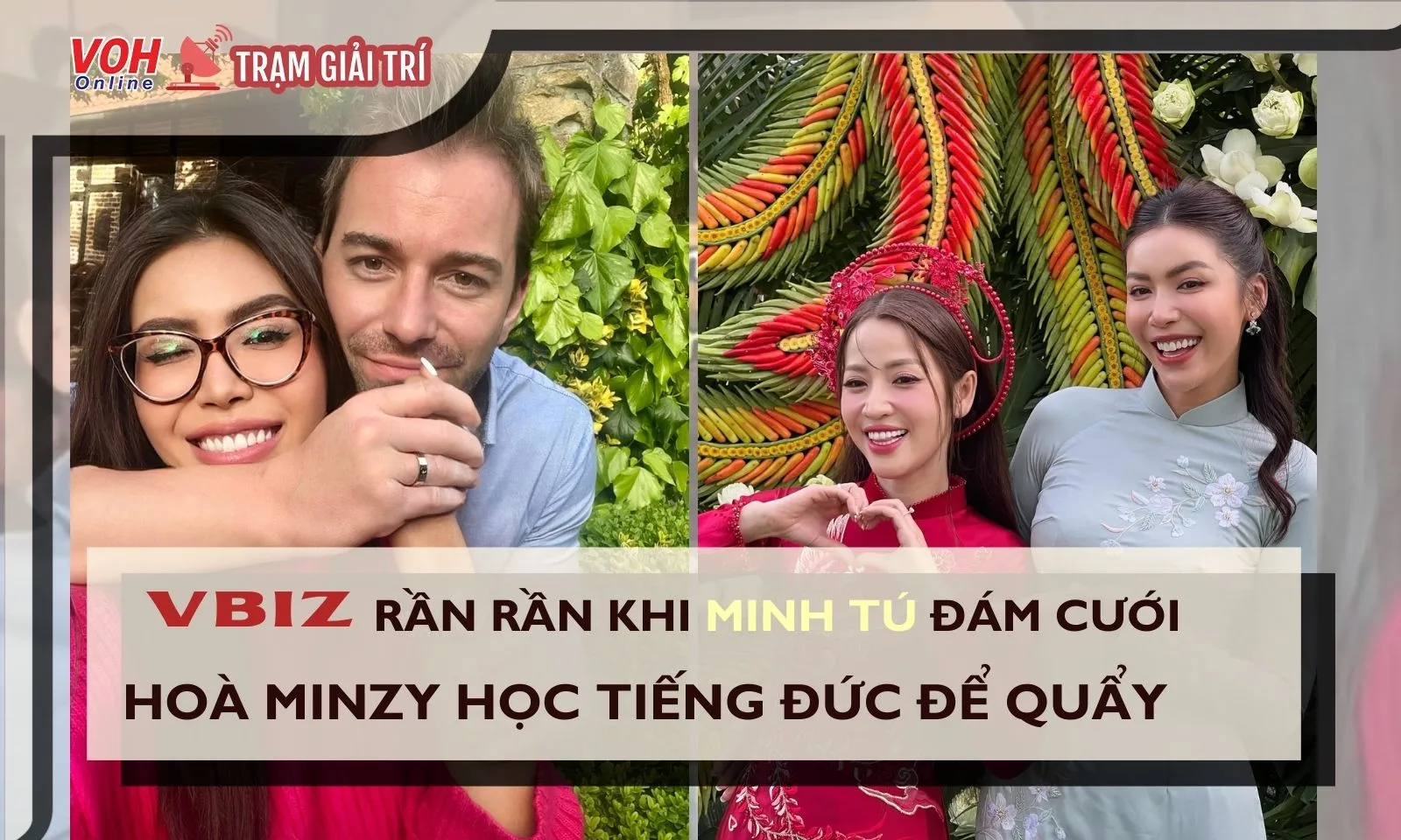 Vbiz rần rần khi biết tin Minh Tú lấy chồng, phản ứng của Hòa Minzy và Cara gây chú ý