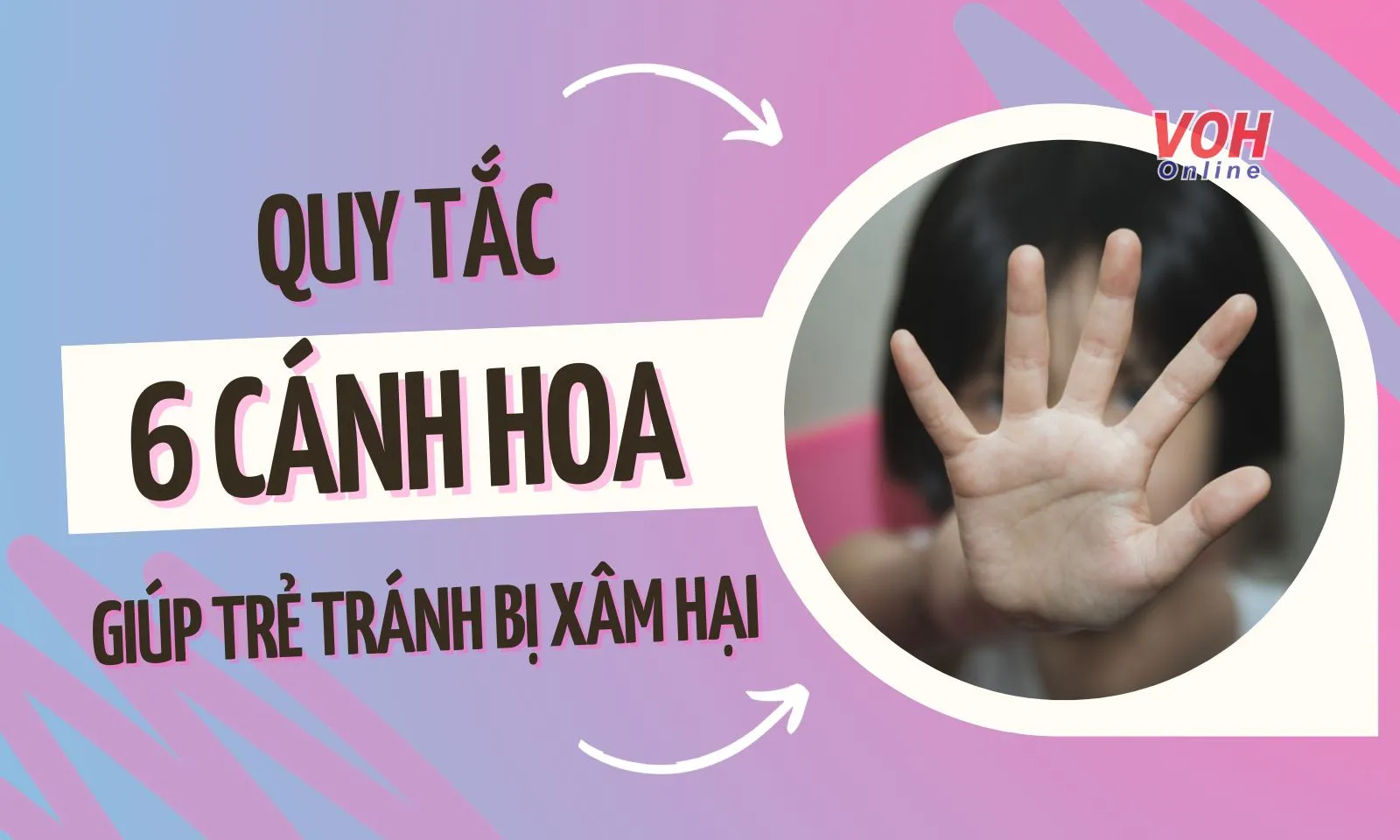 Quy tắc 6 cánh hoa giúp trẻ tránh bị xâm hại