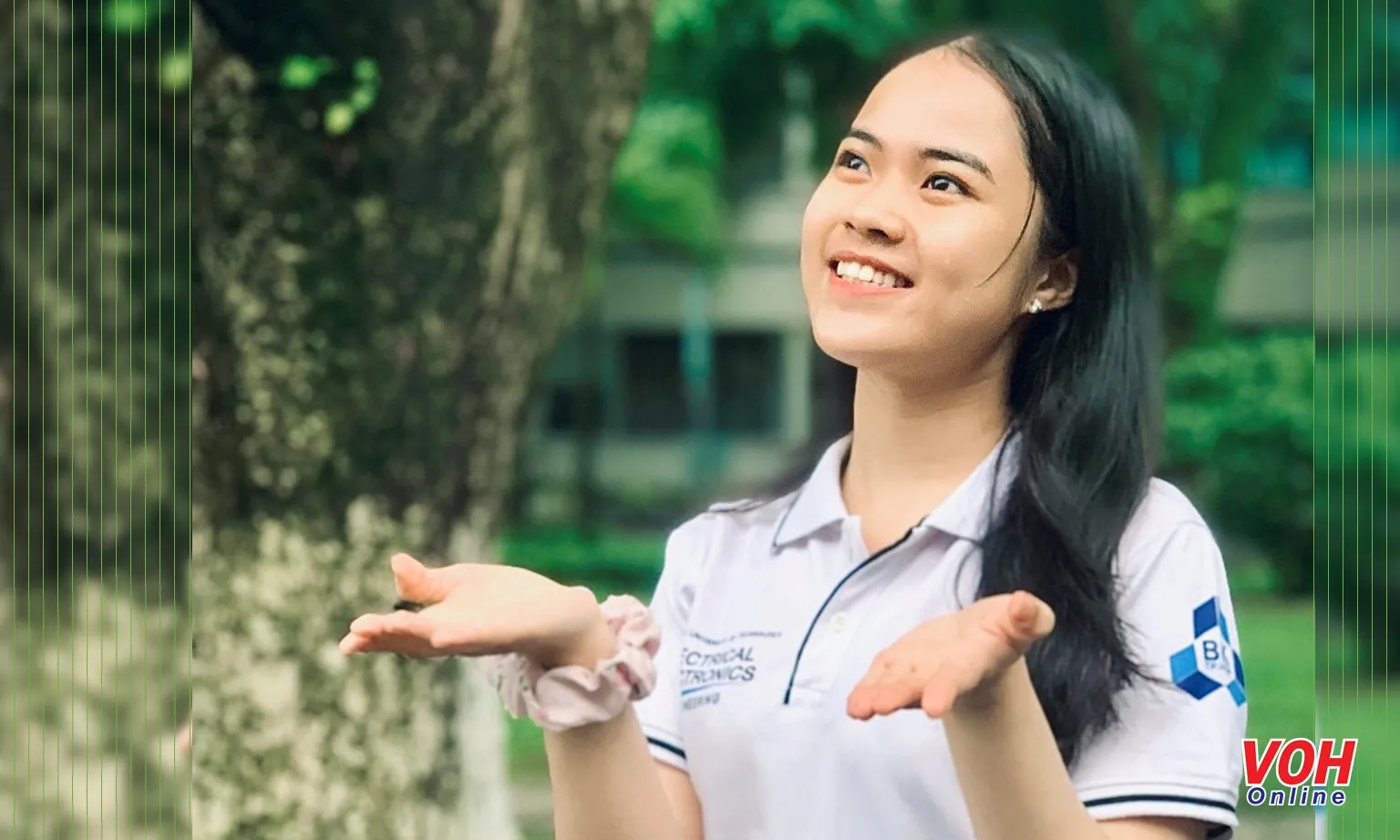 Nữ sinh khoa Điện – Điện tử tốt nghiệp loại giỏi sau nỗ lực hết mình… học vượt cấp