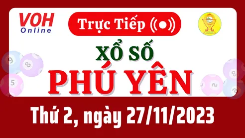 XSPY 27/11 - Kết quả xổ số Phú Yên hôm nay thứ 2 ngày 27/11/2023