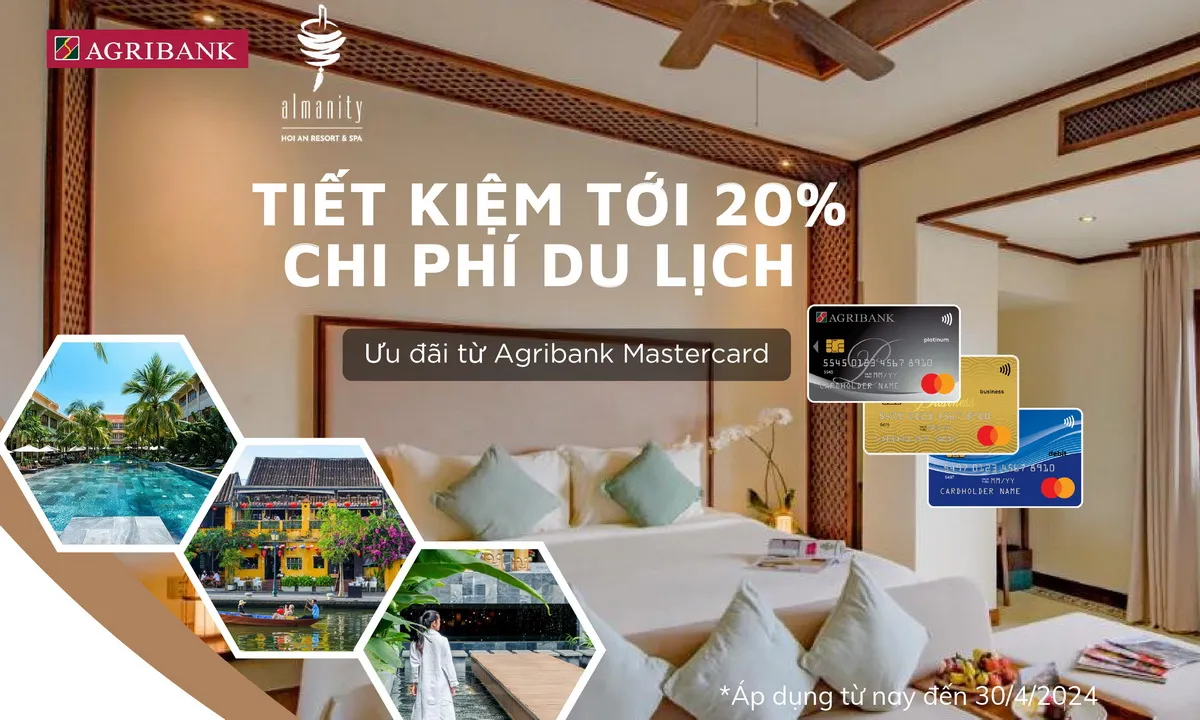 Hàng loạt ưu đãi cuối năm dành cho chủ thẻ Agribank Mastercard
