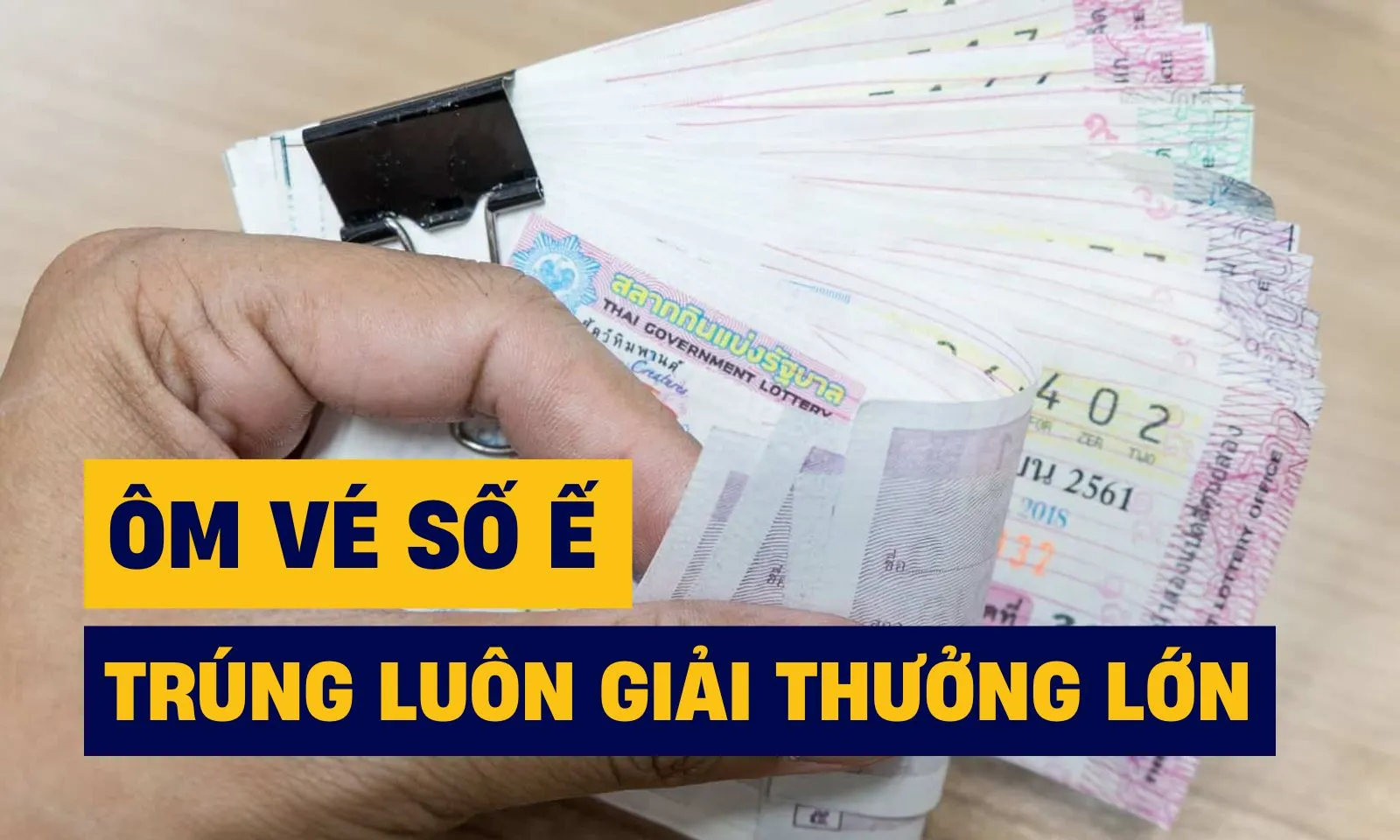 Đại lý vé số trúng lộc nhờ bán ế