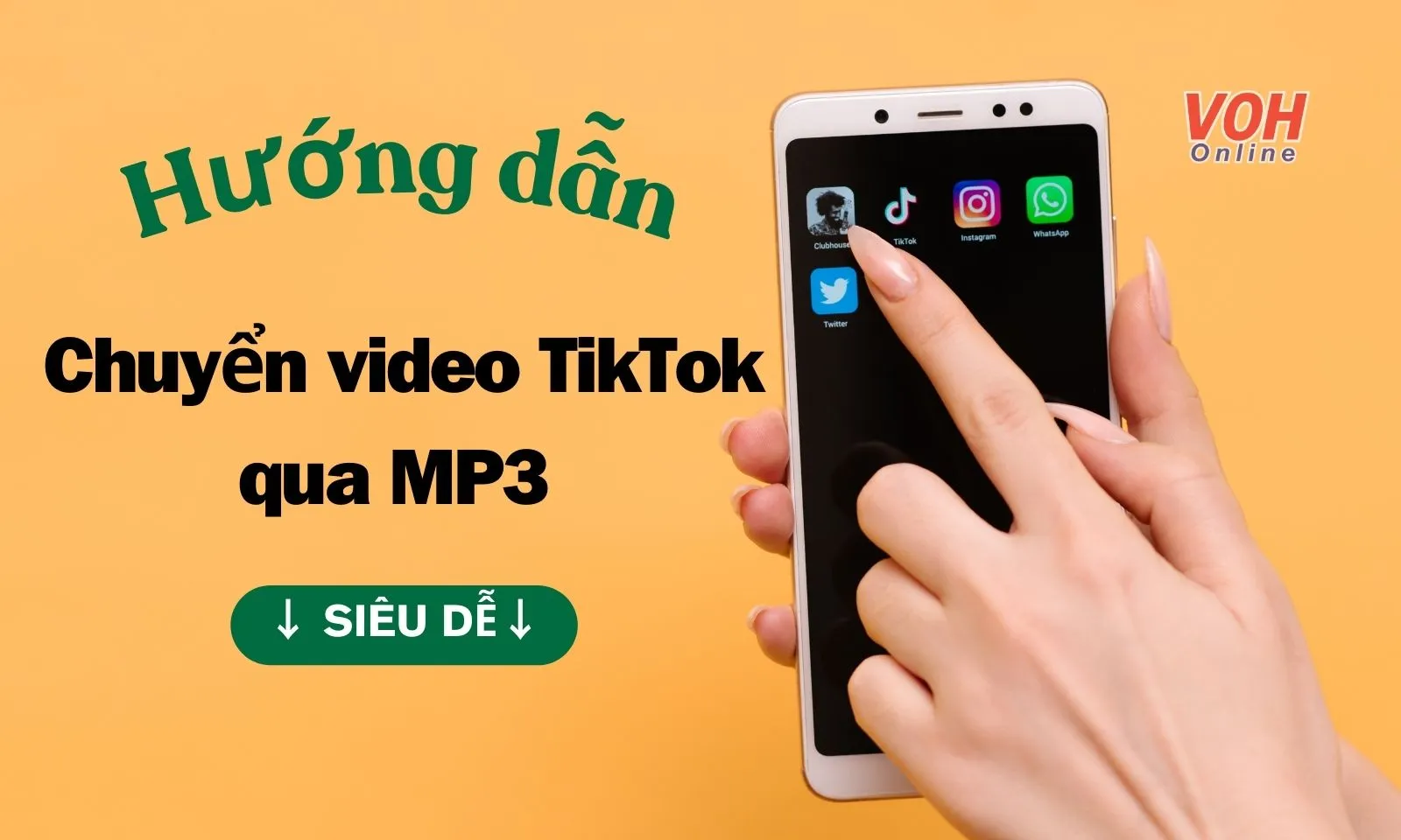 Cách tải âm thanh TikTok, chuyển video TikTok sang MP3 siêu dễ