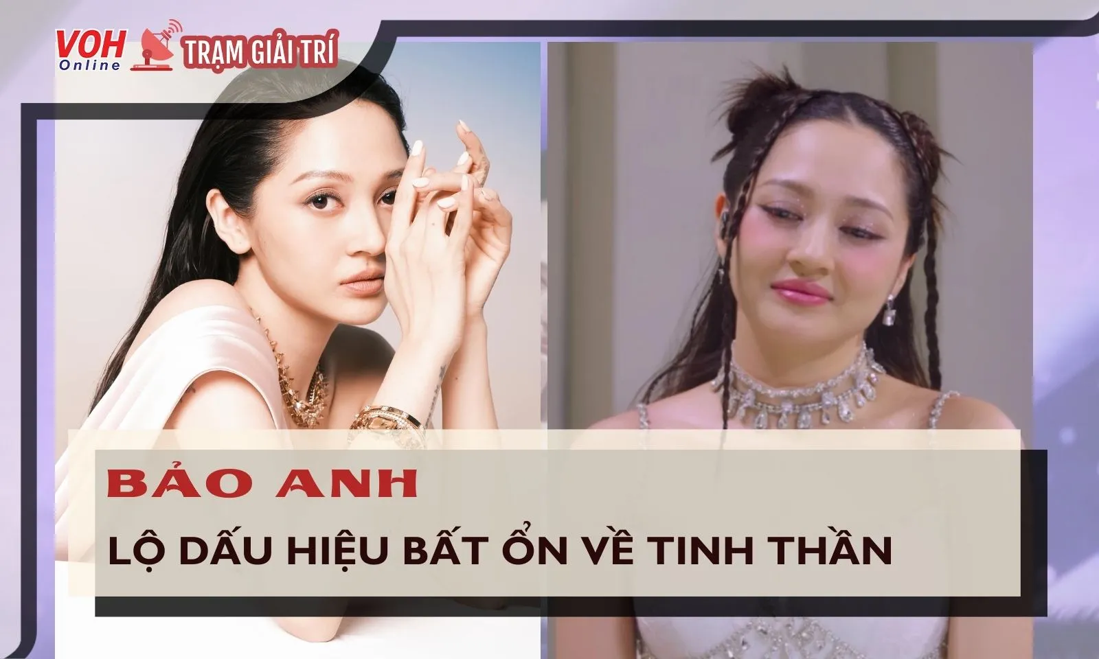 Bảo Anh lộ dấu hiệu bất ổn về tinh thần