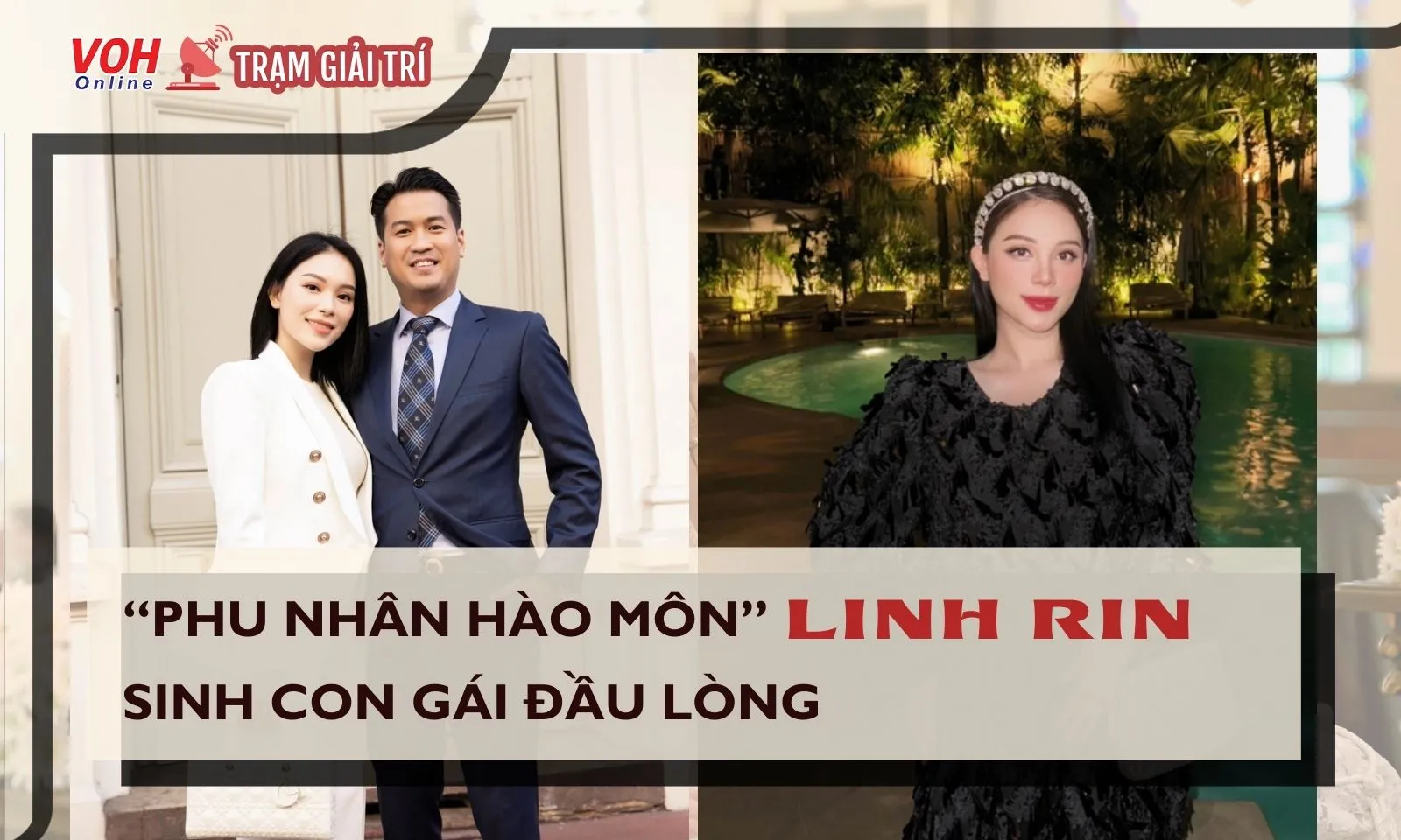 Linh Rin và Phillip Nguyễn đón con gái đầu lòng