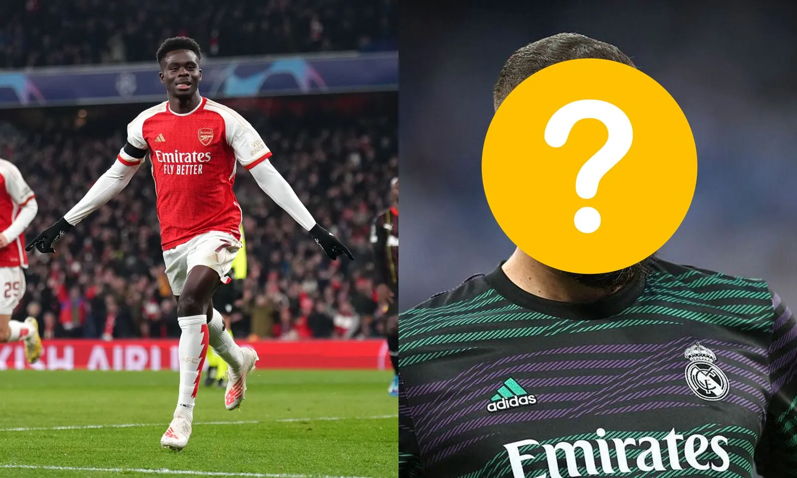 Giúp Arsenal đại thắng ở Cúp C1, Bukayo Saka sánh ngang với 2 huyền thoại bóng đá đương đại