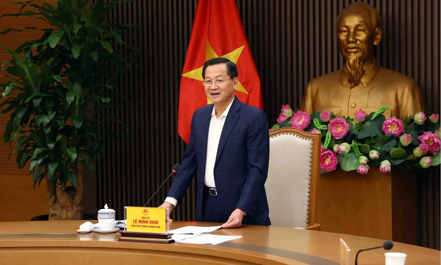 Phó Thủ tướng Lê Minh Khái: Tín dụng phải là một dòng chảy liên tục